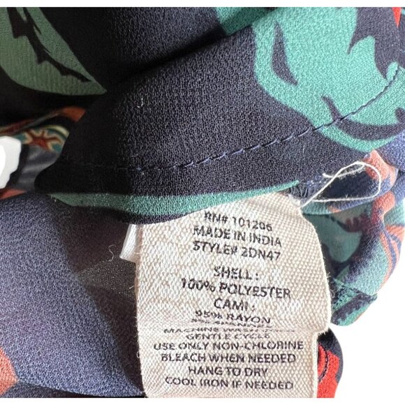 Soft Surroundings Size L Tribal Ikat Print Button Up Tunic Top Boho Sheer Kimono - Picture 6 of 7